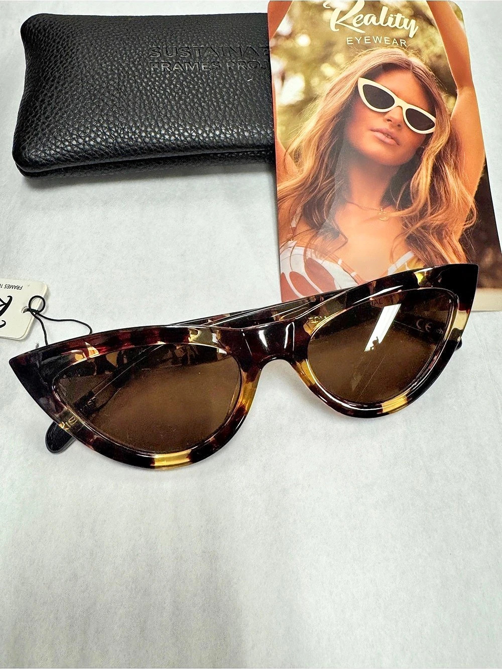 Reality Eyewear Tortoiseshell Sunglasses Brown NWT